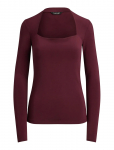 Lauren Ralph Lauren - Stretch Jersey Square-Neck Top - Pikkade varrukatega - XL