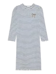 Minymo - Dress Ls Rib - Pikkade varrukatega vabaajakleidid - 110