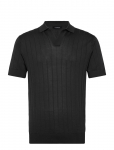 Lindbergh Black - Open Collar Knitted Polo S/S - L&uuml;hikeste varrukatega - XXL