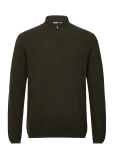 Knowledge Cotton Apparel - Organic Cotton Half Zip Pique Knit - Poolpika lukuga džemprid - S
