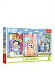 Trefl - Pappussel Trefl 3X50 Bitar Bluey Family - Klassikalised m&otilde;istatused - ONE SIZE