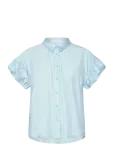 Coster Copenhagen - Shirt With Ruffle Sleeves - L&uuml;hikeste varrukatega - 36