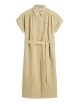 Tommy Hilfiger - Linen Belted Knee Ss Shirt Dress - P&otilde;lveni ja midi - M