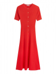 Tommy Hilfiger - Rayon Rib F&F Midi Dress - P&otilde;lveni ja midi - R/XL