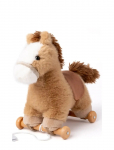 Teddykompaniet - Dragdjur, H&auml;st - T&otilde;mmatavad m&auml;nguasjad - 30 CM