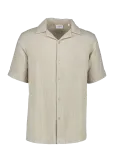 Lindbergh - Cotton Muslin Resort Shirt S/S - Vabaaja s&auml;rgid - L