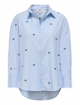 ONLY - Onloregon Zeidi Ls Bow Shirt Noos Wvn - Pikkade varrukatega - XS