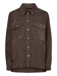 Pieces - Pceffi Ls  Corduroy Shirt Wvn Noos Bc - Pikkade varrukatega - M