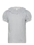 Copenhagen Colors - Crepe Tee W. Frill Collar - Pluusid ja tuunikad - 122