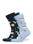 Jack & Jones - Jacrice Food Socks 3 Pack - Tavalised sokid - ONE SIZE