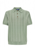 ONLY & SONS - Osjsaim Reg 12 Stripe Ss Polo Knt - L&uuml;hikeste varrukatega polos&auml;rgid - 170-176