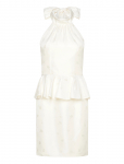 Malina - Katy Jacquard Ruffled Halterneck Mini Dress - L&uuml;hikesed kleidid - 44