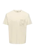 ONLY & SONS - Onsfred Stripe Life Rlx Leaf Ss Pckt Tee - L&uuml;hikeste varrukatega - M