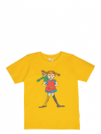 Pippi Langstr&oslash;mpe - Pippi Och Nilsson T-Shirt - L&uuml;hikeste varrukatega - 122
