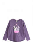 Lindex - Long-Sleeved Top With Bunnies - Pikkade varrukatega T-s&auml;rgid - 92
