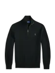 Polo Ralph Lauren - Mesh-Knit Cotton Quarter-Zip Sweater - Poolpika lukuga džemprid - S