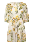 Vila - Vialinia Sol 3/4 O-Neck Short Dress/Ln - L&uuml;hikesed kleidid - 40