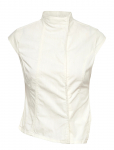 Weekday - Structured Asymmetric Cotton Top - L&uuml;hikeste varrukatega - 38