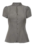 Gina Tricot - Keyhole Top - L&uuml;hikeste varrukatega - M