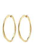 Pilgrim - Presence Hoop Earrings Gold-Plated - R&otilde;ngad - ONE SIZE