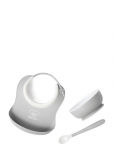 BabyBj&ouml;rn - Babybj&ouml;rn Baby Feeding Set, 3Pcs, Grey - Beebin&otilde;ude komplektid - ONE SIZE