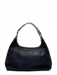 Nunoo - Big Dandy Scale Suede Black - Rihmaga kotid - ONE SIZE