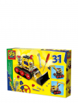 SES Creative - Construction Set - Construction Vehicles 3In1 - Metal - Ehituskomplektid - ONE SIZE