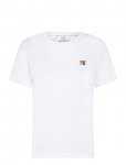 Maison Kitsune - Fox Head Patch Regular Tee-Shirt - L&uuml;hikeste varrukatega - XL