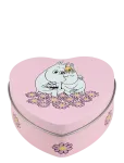 Muurla - Moomin Heart Shaped Tin Jar Together 10X10Cm - Minikarbid - 10X10X4CM