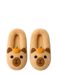 Puckator - Plush Slippers Anti-Slip Slip On (Eu39-41/Uk6-8) - Capybara - Sussid ja sisejalatsid - ONE SIZE