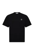 Stone Island - T-Shirt With Logo Patch - L&uuml;hikeste varrukatega - M