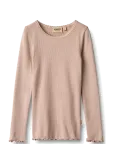 Wheat - Rib T-Shirt L/S Reese - Pikkade varrukatega T-s&auml;rgid - 98