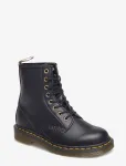 Dr. Martens - Vegan 1460 Black Felix Rub Off - Madala kontsaga poolsaapad - 36
