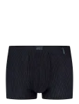 Schiesser - Blue-Black Striped Shorts - Long Life Soft - Bokserid - M