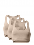 Danish Endurance - Organic Cotton Bralette (Women) 3-Pack - Braletid - L
