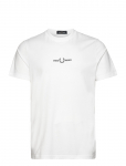Fred Perry - Embroidered T-Shirt - L&uuml;hikeste varrukatega - L