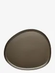 Aida - Raw Metallic Brown - Organic Middags Tallerken  1 Stk 29X25 Cm - Serveerimisvaagnad - ONE SIZE