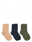 Mp Denmark - Wool Rib Socks - 3-Pack - Sokid - 33/36