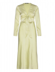 Gina Tricot - Tie Front Satin Midi Dress - P&otilde;lveni ja midi - 34