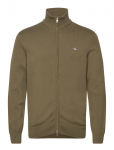 GANT - Cotton Knit Zip Cardigan - Lukuga džemprid - XXXL