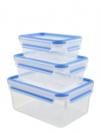 Tefal - Masterseal Fresh Box 3Pcs 0,55/1,0/2,3 L. - Toidukarbid - ONE SIZE