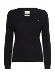 GANT - Extrafine Lambswool Blend V-Neck - Džemprid - L