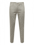 ONLY & SONS - Onsmark Slim Check 020919 Pant Noos - Chino-p&uuml;ksid - 38 x 32