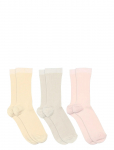 Mp Denmark - Fine Cotton Rib Socks 3-Pack - Tavalised sokid - 40/42