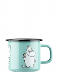 MUMIN - Enamel Mug 3,7 Dl Moomin, Mint - Cups - 37 CL
