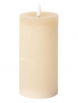 C'est Bon - Rustic Finish Led Pillar Candle - LED-k&uuml;&uuml;nlad - H15CM