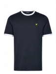 Lyle & Scott - Ringer T-Shirt - L&uuml;hikeste varrukatega - M