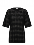 Twist & Tango - Uma Crochet Tee - L&uuml;hikeste varrukatega - S