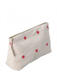 Juna - Daisy Karla Toiletry Bag 30X10X20 Cm Sand/Red - Tualett-tarvete kotid - 30 CM