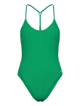 NIKE SWIM - Nike Swoosh Terry Towelling V Neck One Piece - Spordi ujumistrikood - L